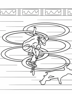 coloriage Olympiques pour enfants à télécharger