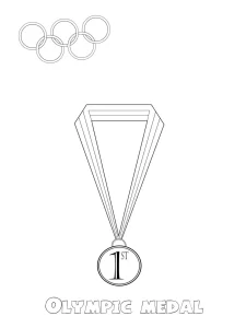 coloriage Olympiques d