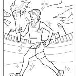 coloriage Olympiques à imprimer a4