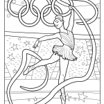 coloriage Olympiques pour enfant de 3 ans