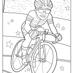 coloriage Olympiques et découpage à imprimer