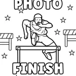 coloriage Olympiques et apprentissage