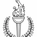 imprimer coloriage Olympiques pour enfant