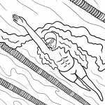 coloriage Olympiques pour enfant