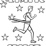 coloriage Olympiques à imprimer pour enfants