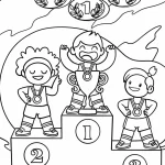 coloriage Olympiques pour enfants à télécharger