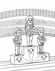 télécharger coloriage Olympiques gratuit