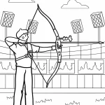 coloriage Olympiques à imprimer pour enfant de 12 ans