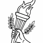 coloriage Olympiques gratuit a imprimer