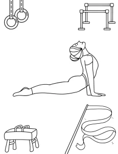 coloriage Olympiques à imprimer pdf gratuit