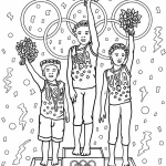 coloriage Olympiques gratuit en ligne