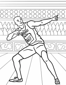 coloriage Olympiques à imprimer pdf gratuit