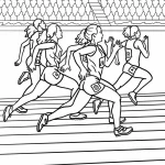 coloriage Olympiques pour enfant de 5 ans