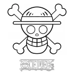 coloriage One Piece pour enfant de 4 ans