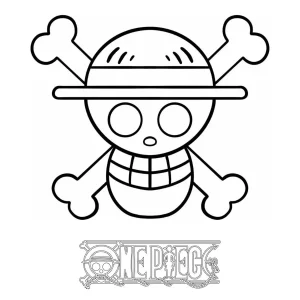 coloriage One Piece pour enfant de 4 ans