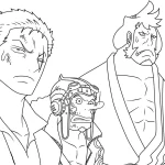 coloriage One Piece à imprimer gratuitement pdf