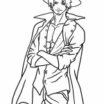 coloriage One Piece à imprimer pour enfant de 4 ans
