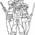 imprimer coloriage One Piece gratuit
