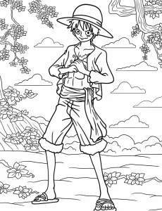 coloriage One Piece a imprimer gratuitement