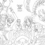 coloriage One Piece et apprentissage