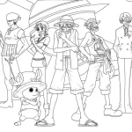 coloriage One Piece pour enfants à imprimer