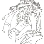 image de coloriage One Piece pour enfant