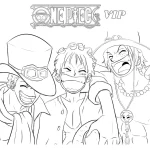 coloriage One Piece pour enfant a imprimer gratuit