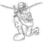 coloriage One Piece à imprimer pour enfant de 7 ans