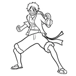 coloriage One Piece à imprimer gratuitement pdf