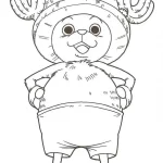 coloriage One Piece a imprimer pour enfant de 4 ans