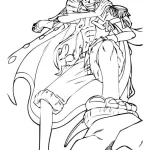 coloriage One Piece à imprimer kawaii