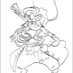 coloriage One Piece à imprimer pour enfant de 8 ans