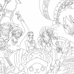 coloriage One Piece pour primaire