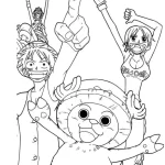 image pour coloriage One Piece enfant