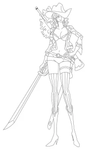 imprimer coloriage One Piece
