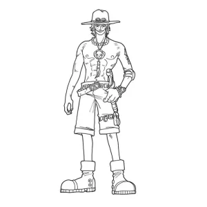 coloriage One Piece pour enfants à télécharger