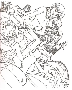 coloriage One Piece a imprimer gratuit