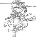 coloriage One Piece pour enfant de 8 ans