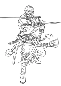 coloriage One Piece pour enfant de 8 ans