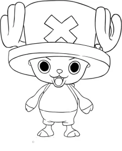 coloriage One Piece pour enfant de 2 ans