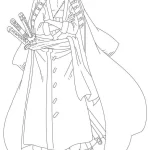 coloriage One Piece à imprimer pour enfant de 4 ans