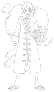imprimer coloriage One Piece gratuit