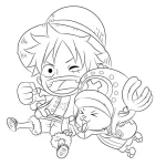 coloriage One Piece pour enfants à télécharger