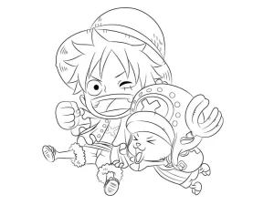 coloriage One Piece pour enfants à télécharger