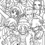 coloriage One Piece pour enfant de 7 ans