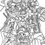 coloriage One Piece pour enfant de 3 ans