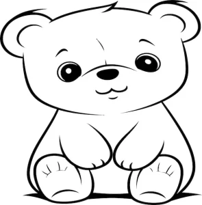 coloriage Ours à imprimer gratuitement pdf