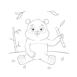 imprimer coloriage Ours