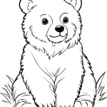 coloriage Ours pour enfant de 10 ans