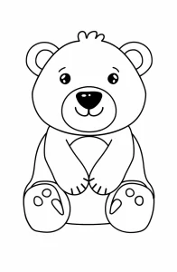 coloriage Ours à imprimer pdf